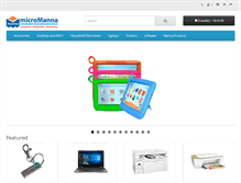 Tablet Screenshot of micromanna.net